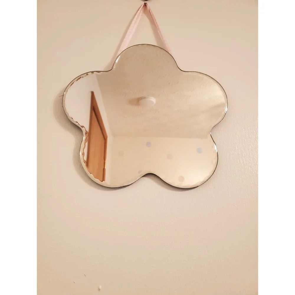 Vintage Home Interiors Kids Heart & Cloud Wall Mirrors Set